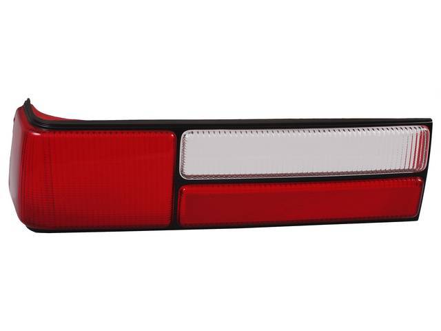 Lens, Rear Tail Light, Lh, Original Ford Tooling Lens E7zz-13450-A Features Correct Ford Logo, Designed W/ Proper Radius As Original Units
