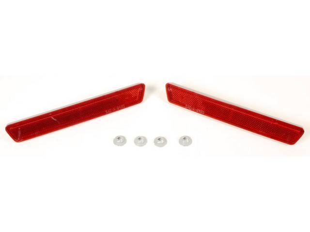 Rear Bumper Cover Reflector Assemblies for 1999-04 Mustang