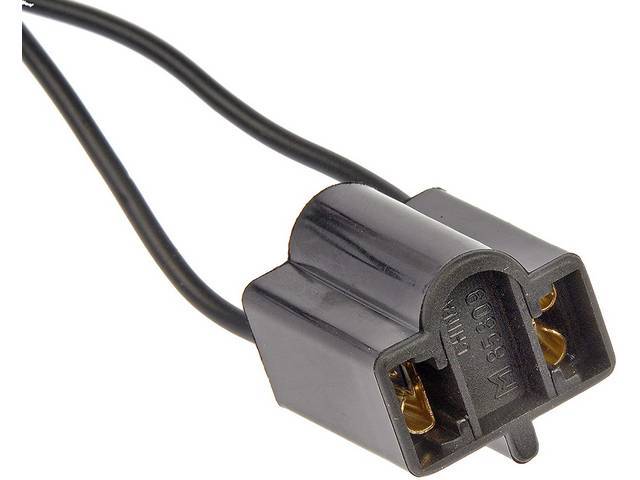 2 Wire Style Head Light Bulb Repair Plug Harness for 1979-86 (Hi Beam)