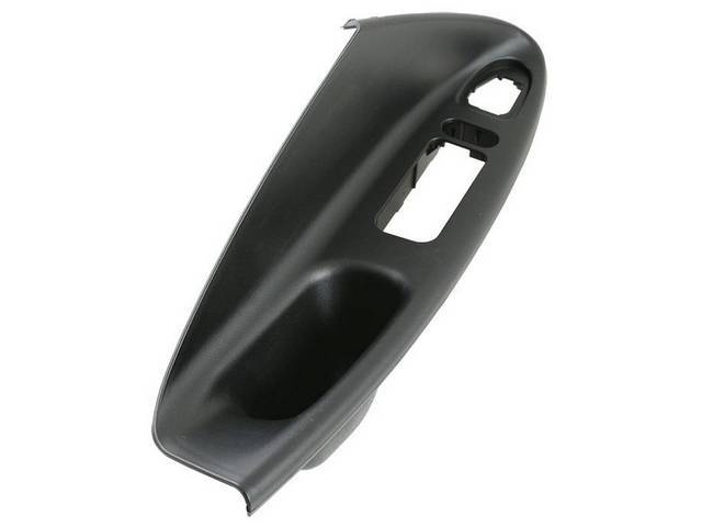 Housing, Window Regulator Switch, Lh, Black, Incl Metal Retaining Clip, Exact Repro Prior Part Number F4zz-14527-C, F7zz-14527-Ca