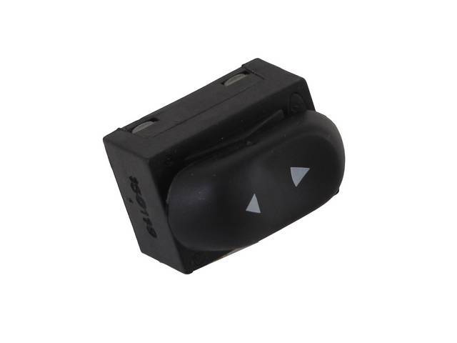 Switch Assy, Window Regulator Control, Single Type, Black Finish, W/ Id Codes *F4zb-14529-Aa*, Original F4zz-14529-A, Sw-7078