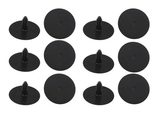 Exact Reproduction Hood Insulation Mounting Kit for 1994-98 (Large Style)