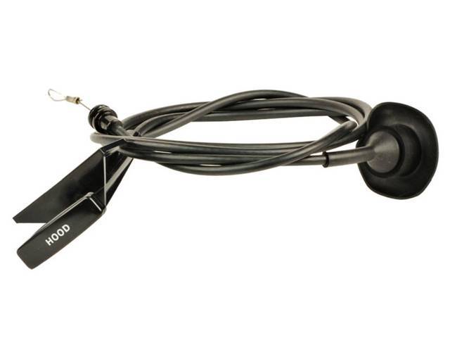 Handle And Cable Assy, Hood Latch Control, Exact Reproduction, Non-Locking, Incl Handle, D9zz-16916-A, Eotz-16916-A