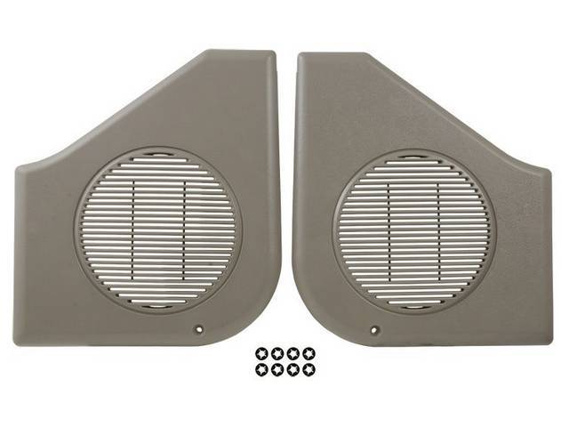 OE Style Titanium Gray Door Speaker Grilles for (90-92)