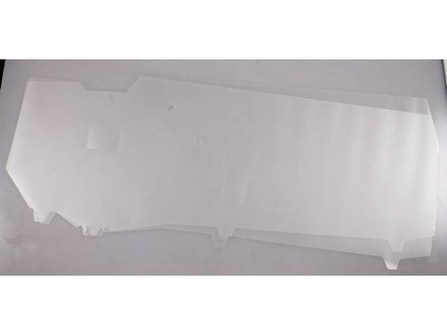 Watershields, Door Trim, Plastic Style, (2) Incl Rh And Lh Side, Designed To Seal Out Moisture And Protect Door Panels, Adhere With 3m8509 Compound