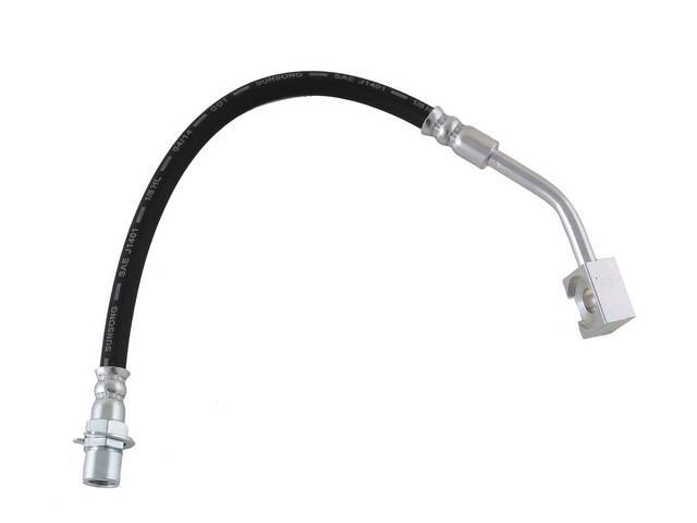 Driver Side Mustang Front Brake Hose for (1994-98) All, Excl Cobra