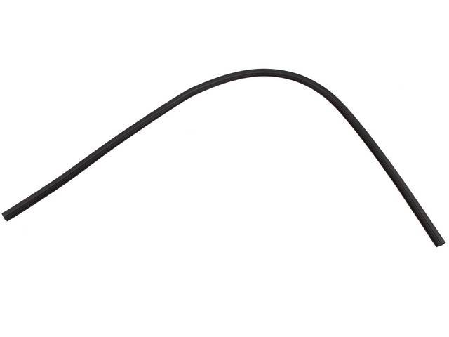 Molding, Front Door Window Garnish, Midnight Black, Original
