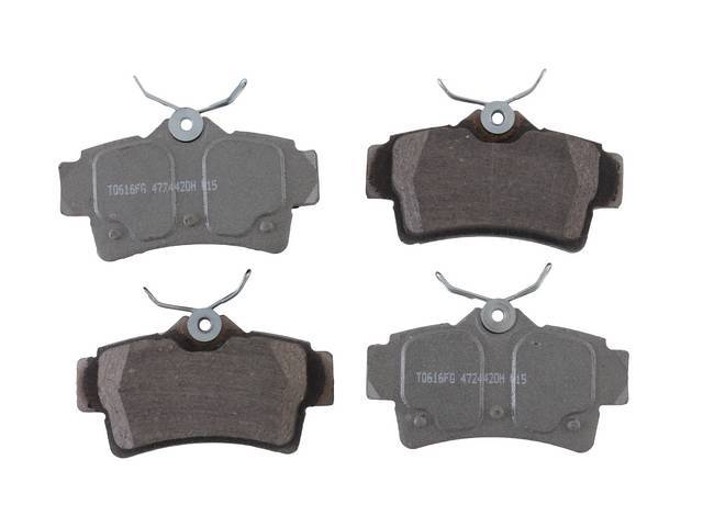 Semi-Metallic Rear Disc Brake Pad Set for (94-04) Excl Cobra