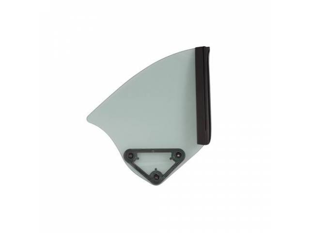 Original Carlite Quarter Window Glass (RH) for 00-04 Convertible from 9/20/99