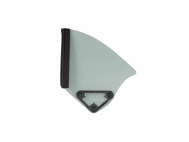 Original Carlite Quarter Window Glass (LH) for 00-04 Convertible from 9/20/99