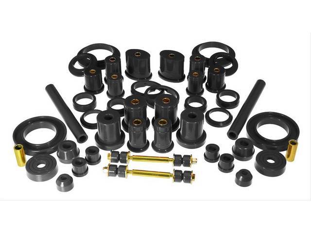 Total Kit, Prothane, Black, These Kits Are Made Of A Durable Urethane Construction, They Are Designed To Work With Factory Components And Hardware, They Drastically Improve Handling And Steering Response