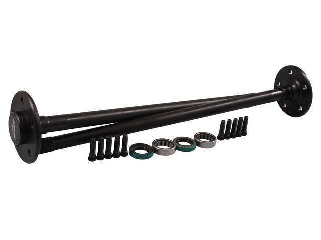 Shaft Kit, Rear Axle, New, (2) 5 Lug, 29.937 Inches Long, 31 Spline, 4340 Chromoly Content, These Units Are 40 Percent Stronger Than Stock, Repro