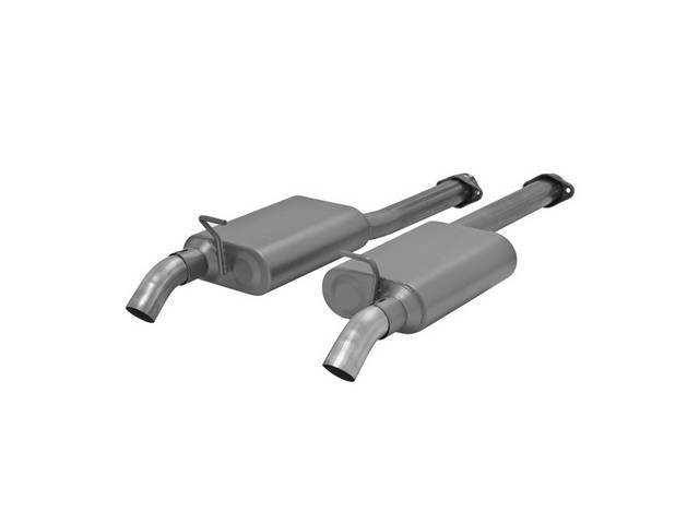 Exhaust Kit, Cat Back, Flowmaster, Dual Dump Style,