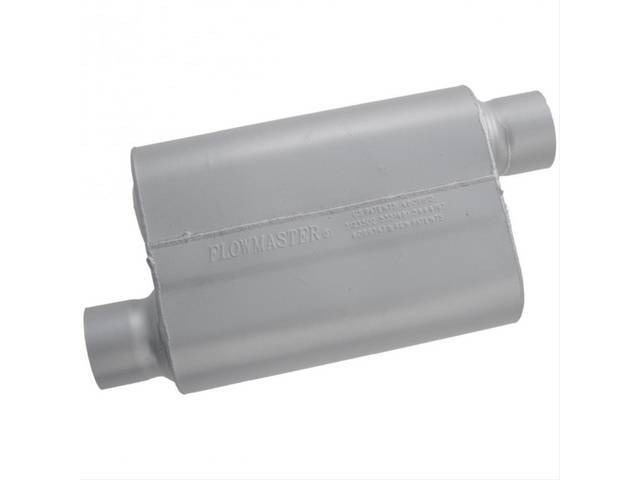 Muffler, Flowmaster, 40 Series, Aluminized Offset Design, W/