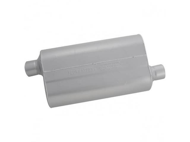 Muffler, Flowmaster, Delta Flow Super 50 Series, Aluminized