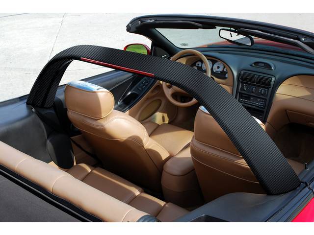 Light Bar, Convertible, Carbon Fiber Vinyl, Classic Design Concepts, Incl High Mount Brake Light, Foam Molded, Incl Mounting Hardware And Instructions