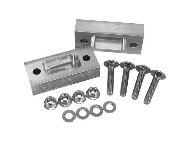 Spacer Kit, Steeda Sway Bar, Billet Aluminum, Pair, Incl Spacers And Mounting Hardware, Designed To Eliminate Sway Bar To Lower Radiator Hose Contact