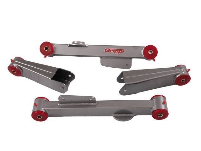Control Arm Kit, Upper And Lower, Black, Bbk Performance,Incl Polyurethane Bushings Front And Rear With Greaseable Fittings, Designed To Work In Factory Locations