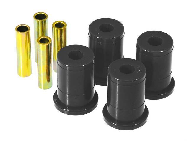 Bushing Set, Rear Subframe, Prothane, Black, Incl Inner Bushing Crush Sleeve Inserts, These Are Performance Urethane Bushings