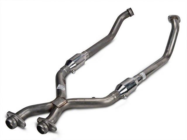 Pypes Off Road Mustang X-pipe with High Flow Ceramic Catalytic Converters for (96-98) 4.6L