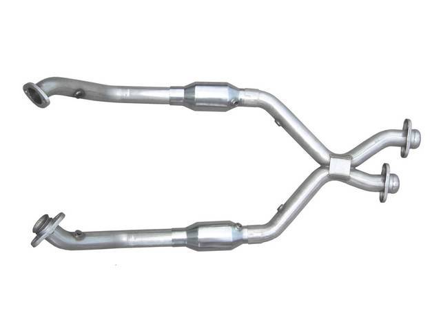 Pypes Off Road Mustang X-pipe with High Flow Ceramic Catalytic Converters for (99-04) 4.6L