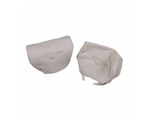 Headrest Covers, Feature Car Style, Pair, Oe Style,