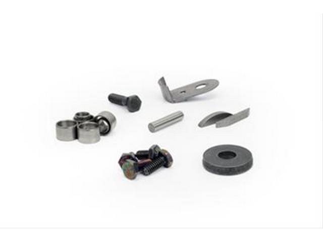Hardware Kit, Engine Finishing, Comp Cams, Incl (1) Cam Oil Slinger, (1) Cam Bolt, (1) Cam Washer, (1) Camshaft Dowel Pin, (2) Cam Retainer Bolts, (2) Lifter Retainer Bolts, (4) Cylinder Head Dowels, (2) Timing Cover Dowels, (2) Keyways