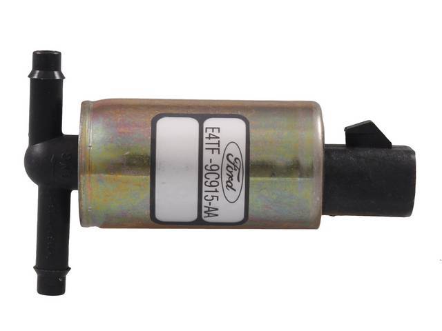 Valve Assy, Fuel Vapor Storage Canister Purge Regulator, Black, W/ Id Code *E4tf-Aa*, Original E9dz-9c915-A, Cx-1324