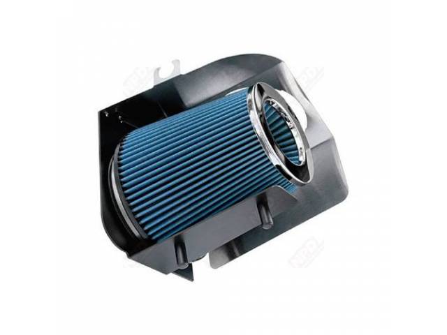 Cold Air Kit, Steeda, Velocity Stack Design, Incl Filterm Shield And All Mounting Hardware, Designed To Increase Power And Performance