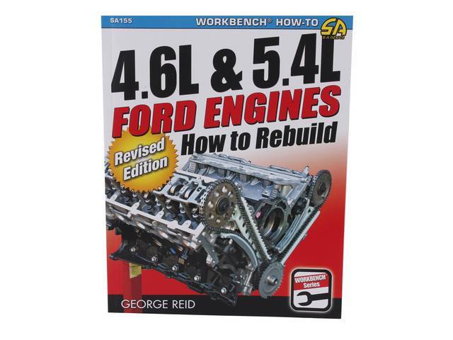 Book, 4.6l And 5.4l Ford Engines, How To Rebuild, By George Reid, Paperback, 144 Pages