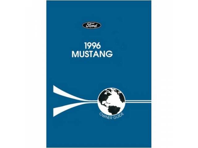 Reprint of Original 1996 Owners Manual