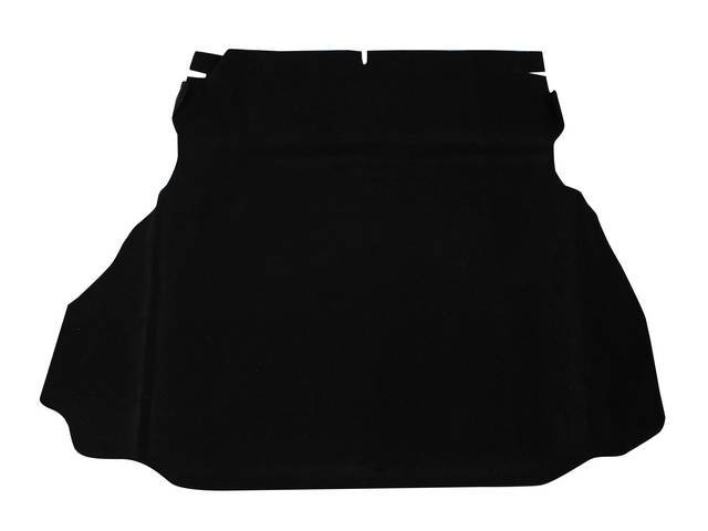 Trunk Mat, Carpet, Black, Incl Jute Padding And Board, Replacement Style