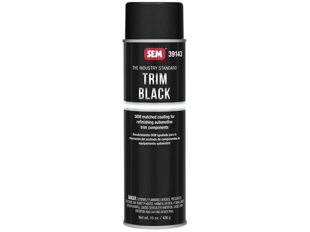 39143 SEM Black Exterior Trim Paint