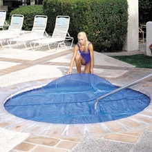 Midwest Canvas – Solar Pool cover 12 x 12 -Five year warranty, 10 mil Blue cover