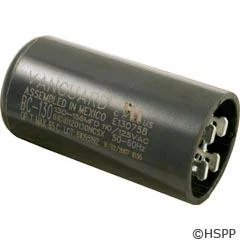 Motor Start Capacitor 130-156 MFD 115 Volt | 1-7/16″ x 2-3/4″ Spa Part