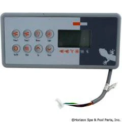 NLA – Gecko TSC-8/K-8 Topside Control Panel – 8 Button LCD Display, Dual Pump, 10ft Cord