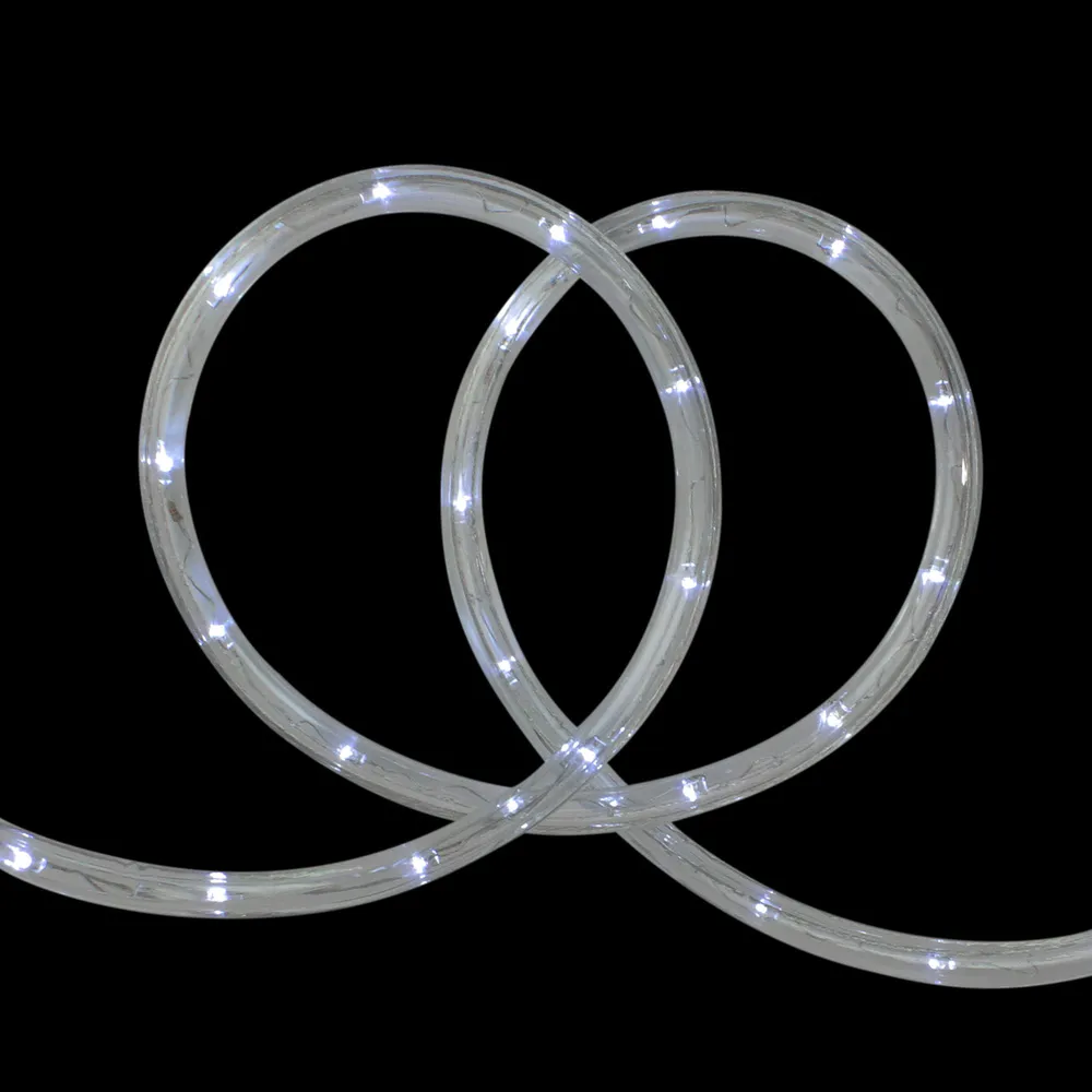 18′ Pure White LED Indoor/Outdoor Christmas Rope Lights