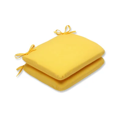 Outdoor Patio Seat Cushions – 18.5″ – Yellow – Set of 2
