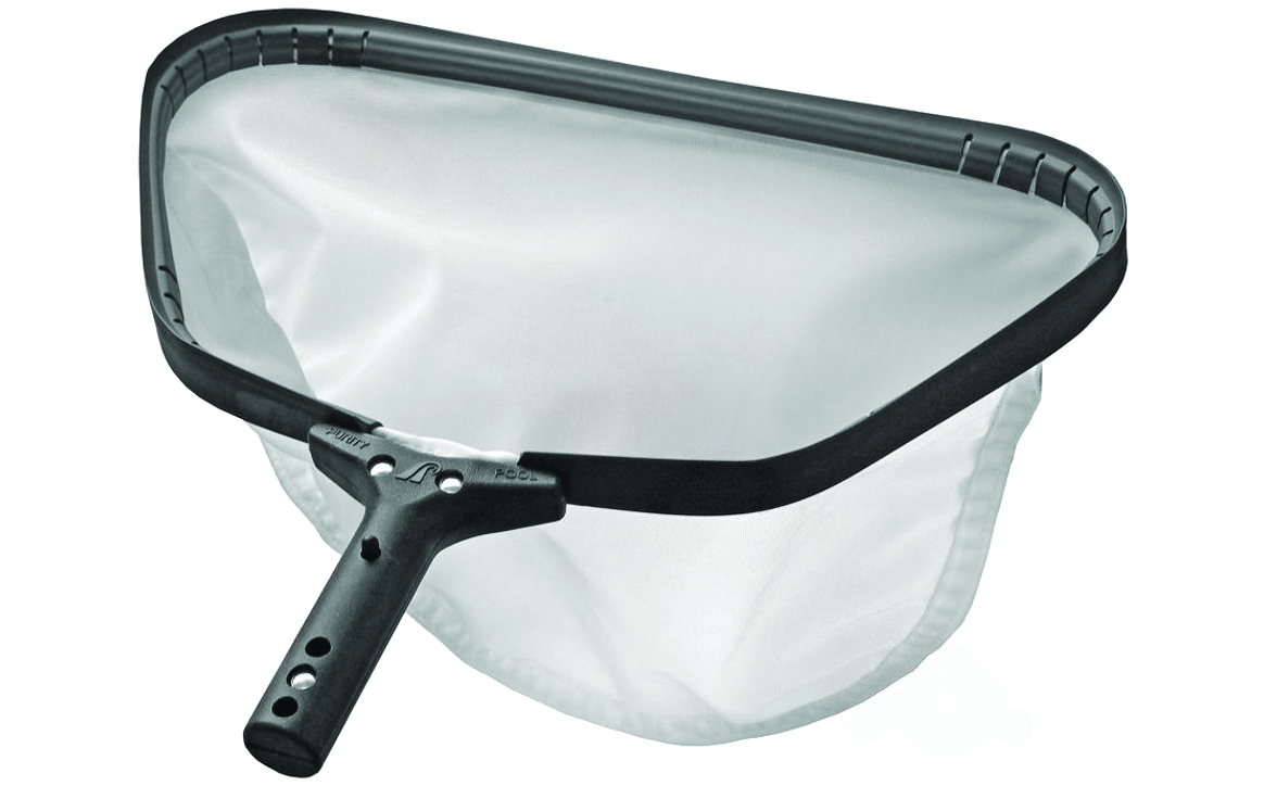 PoolStyle PSBKFINE 17″ Pro Series Black Knight Leaf Rake with Fine Mesh Bag