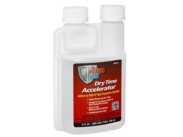 POR-15 Dry Time Accelerator, Half pint (8 ounce) bottle (treats up to 8 gallons of POR-15)