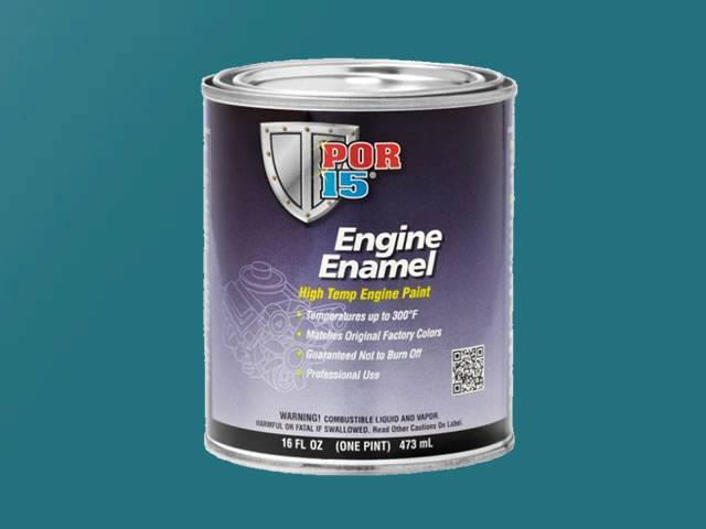 POR-15 Engine Enamel, AMC Blue Green, pint