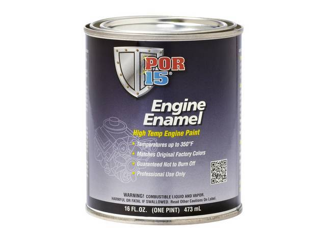 POR-15 Engine Enamel, Chevrolet Red, pint