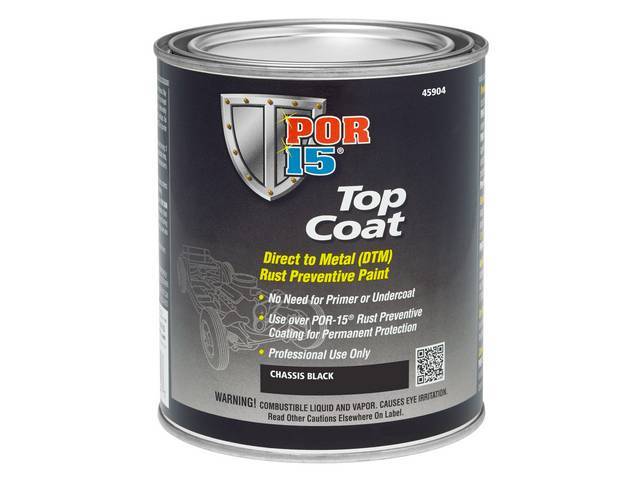 POR-15 Top Coat, Chassis Black, gallon