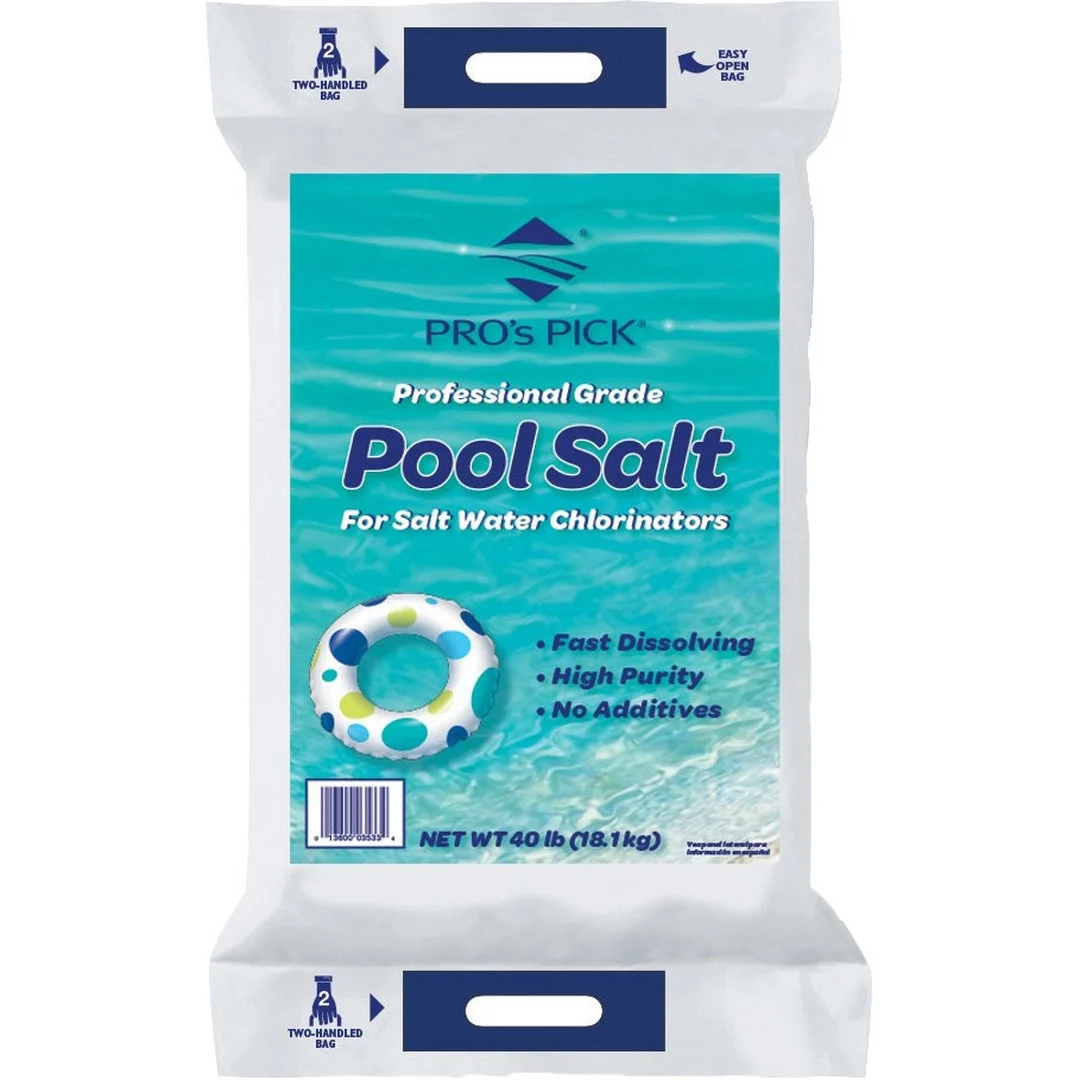 Pros Pick Professional Grade Pool Salt 40 LB – 110003398