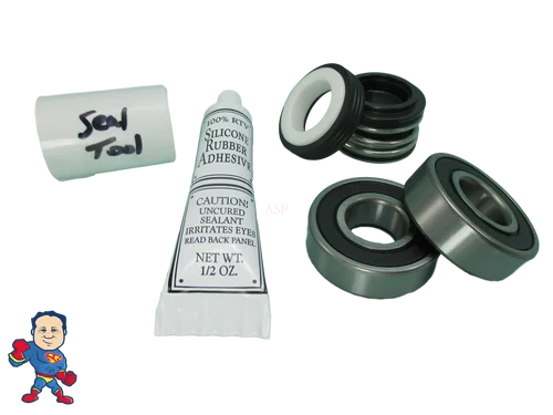 PS-201 Seal & Dual Bearing Kit for Vico Sta-Rite Dura-Jet Power Right Spa Pump Motors