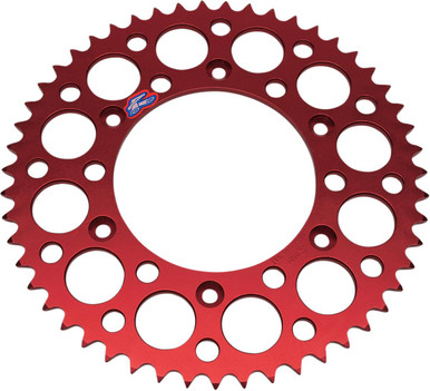 Renthal 48-Tooth Red Rear Sprocket for Honda 154U-520-48GRRD