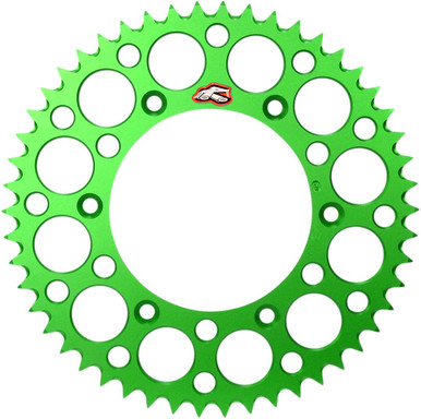 Renthal 50-Tooth Rear Sprocket for Kawasaki 520 Chain Green 112U52050GEGN
