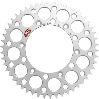 Renthal 50-Tooth Rear Sprocket for Suzuki 123U-520-50GYSI