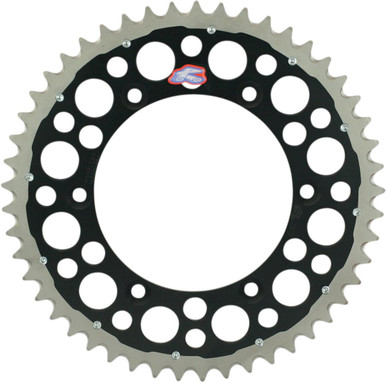 Renthal 51 Tooth Black TwinRing Heavy-Duty Rear Sprocket 1120-520-51GPBK