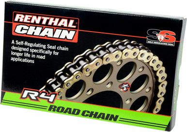 Renthal 525 R4 SRS Road Chain 110 Links Gold C339